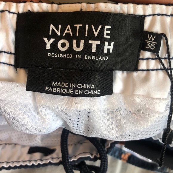 Native youth  terrazzo swim shorts - Picture 3 of 3